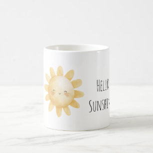Caneca De Café Olá Sol Feliz Sol