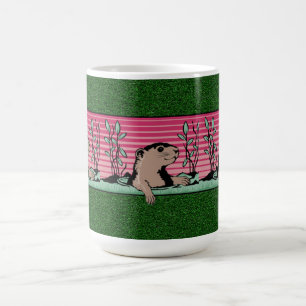 Caneca De Café Olá, Sombra de Groundhog.