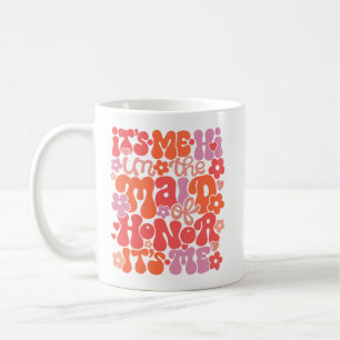 Caneca De Café "Olá, sou eu, sou a Madrinha de casamento" Boho Mu