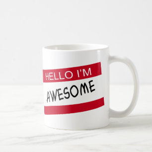 Caneca De Café Olá, Sou Incrível