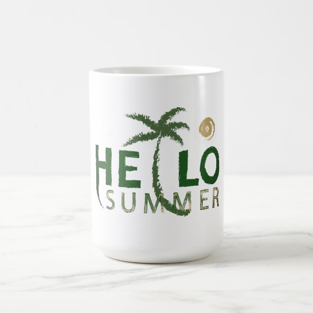 Caneca De Café Olá Summer (Centro)