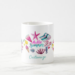 Caneca De Café Olá Summer Beach Thunder-Cove