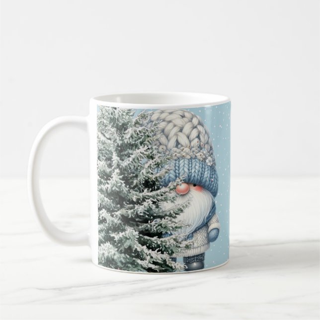 Caneca De Café Olá Winter Gnome Cerâmica Mug (Esquerda)