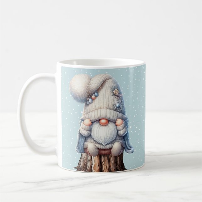 Caneca De Café Olá Winter Gnome Coffee Mug (Esquerda)