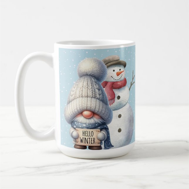 Caneca De Café Olá Winter Gnome Mug (Esquerda)