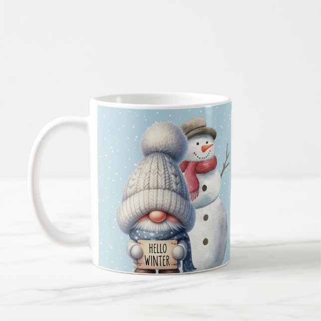 Caneca De Café Olá Winter Gnome Mug (Esquerda)
