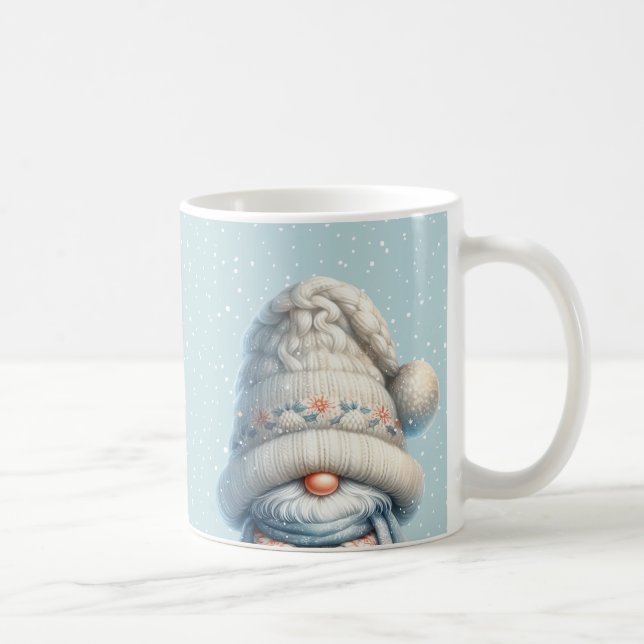Caneca De Café Olá Winter Mug Winter Gnome Cerâmica Mug (Direita)