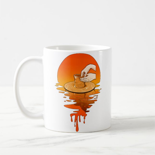 Caneca De Café Olaria Estilo Retro Vintage (Esquerda)