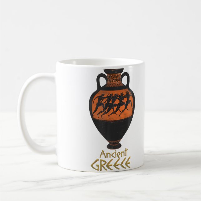 Caneca De Café Olaria Grega Antiga (Esquerda)