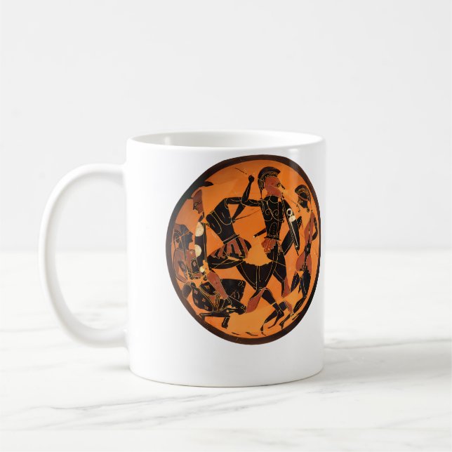 Caneca De Café Olaria Grega Antiga (Esquerda)