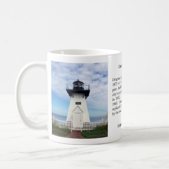 Caneca de café Olcott Lighthouse (Esquerda)
