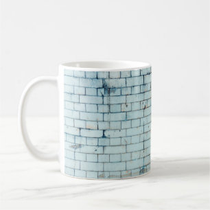Caneca De Café Old dirty white brick wall backgroundabstract, age
