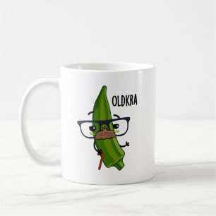 Caneca De Café Old kra Funny Okra Puns