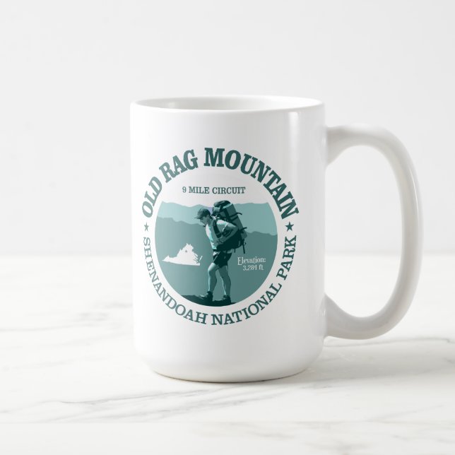 Caneca De Café Old Rag Mountain (rd) (Direita)
