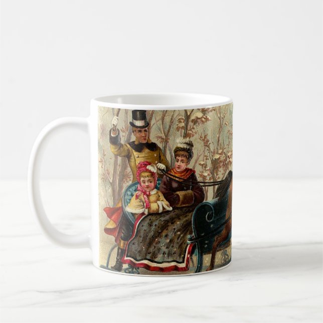Caneca De Café Older and Younger Sisters Ride - Mary Evans (Esquerda)
