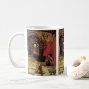 Caneca De Café Oleander de Alma Tadema, Flores Vintage