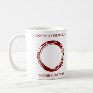 Caneca De Café Olhando para o mundo através de uma cor portátil 1