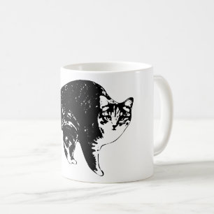 Caneca De Café Olhar Atento do Tabby Starglow