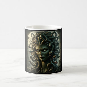 Caneca De Café Olhar da Medusa Cabeça de Cobra da Morte