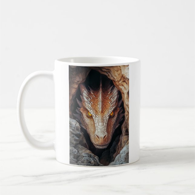 Caneca De Café Olhar do Dragão (Esquerda)