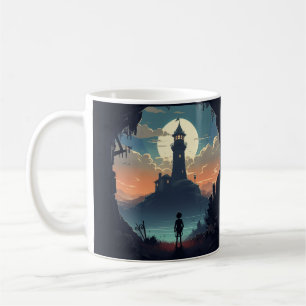 Caneca De Café olhar em torre