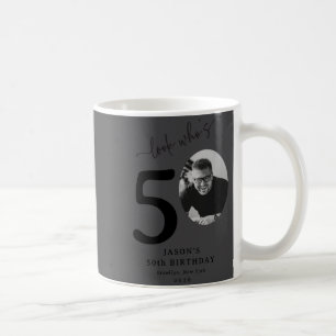 Caneca De Café Olhar Engraçado Quem Faz 50 Estiloso Aniversário d