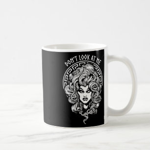 Caneca De Café Olhe Para Mim Gótico Feminista Engraçada Medusa Wi