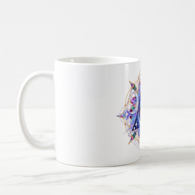 Caneca de Café Olho Celestial Safira (Esquerda)