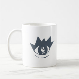Caneca de Café Olho Cinza Estético