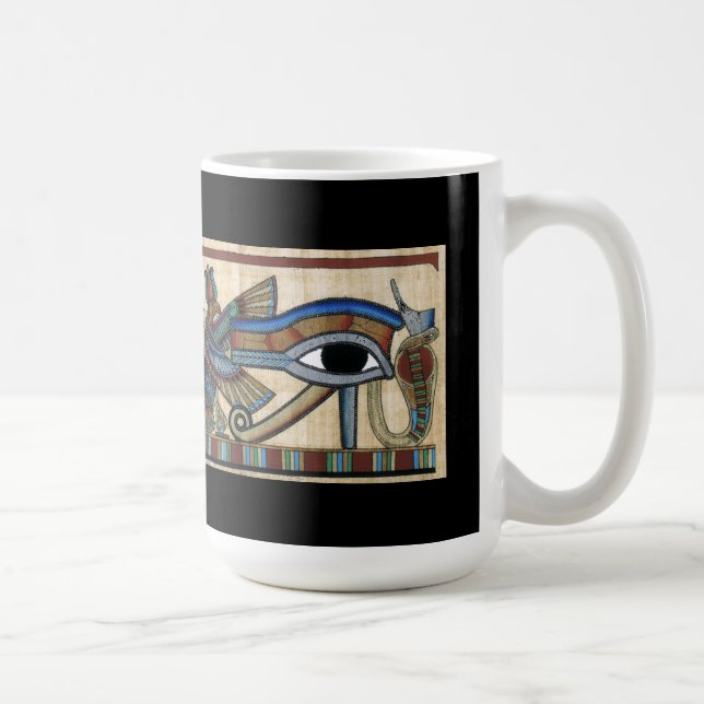 Caneca De Café Olho de Horus Antigo Egípcio Art Mug (Direita)
