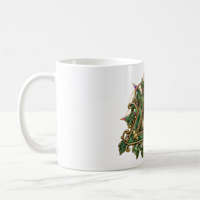 Caneca de Café Olho de Videira Jade (Esquerda)