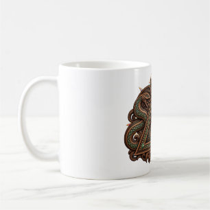 Caneca de Café Olho do Pergaminho de Serpente