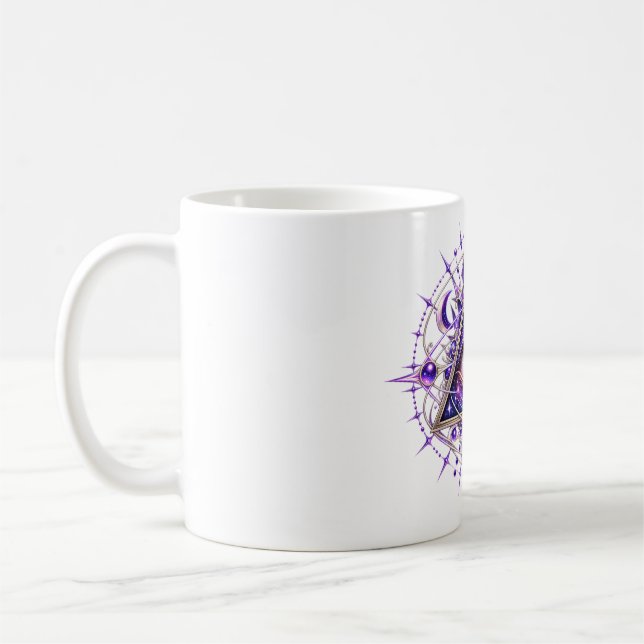 Caneca de Café Olho Lunar Violeta (Esquerda)