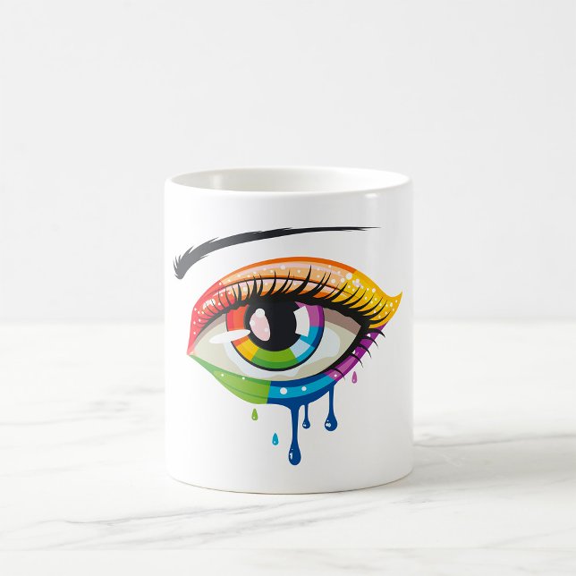 Caneca De Café Olho Pintado (Criador carregado)