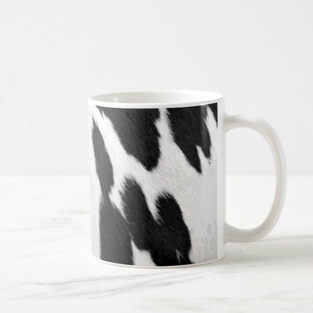 Caneca De Café Olho Realista de Vaca Holstein (Direita)
