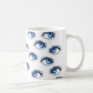 Caneca De Café olhos azuis