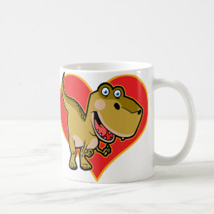 Caneca De Café Olhos azuis Dino