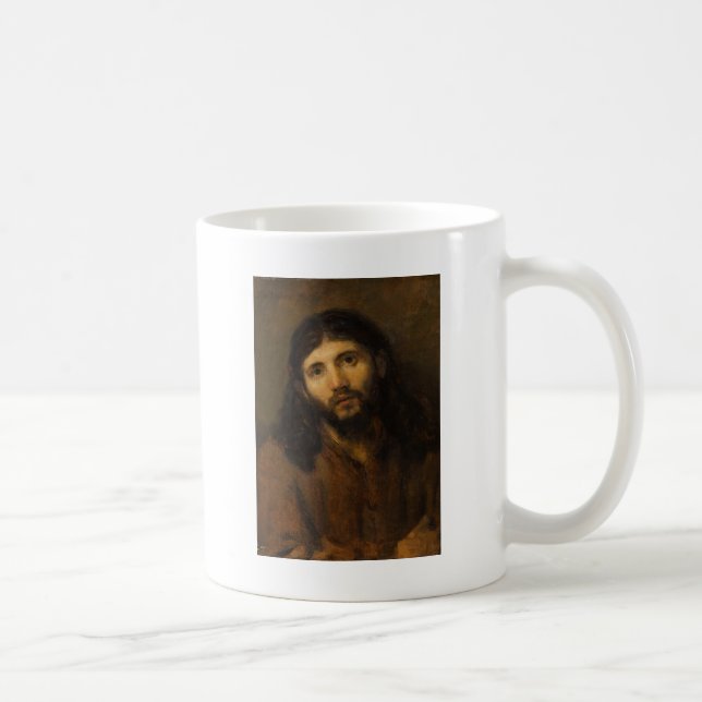 Caneca De Café Olhos Compaixonados Jesus (Direita)
