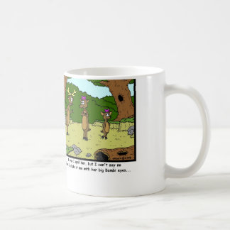 Caneca De Café Olhos de Bambi: Desenhos animados dos cervos