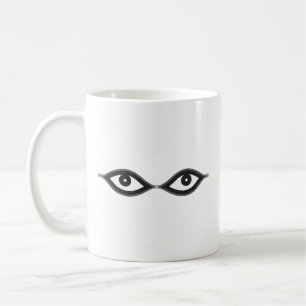 Caneca De Café Olhos de Zipper
