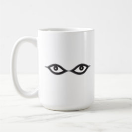 Caneca De Café Olhos de Zipper