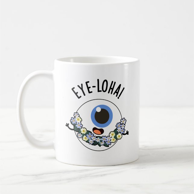Caneca De Café Olhos Engraçados (Esquerda)