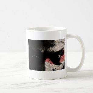 Caneca De Café Olhos Escuros - Mug Duas Imagens