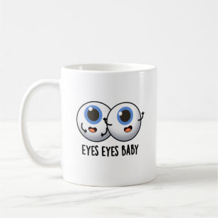 Caneca De Café Olhos Olhos Bebê Engraçado Olhos Olhos Olhos Pun