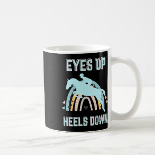 Caneca De Café Olhos para Cima Cai Caindo - Cavalo Divertido Anda