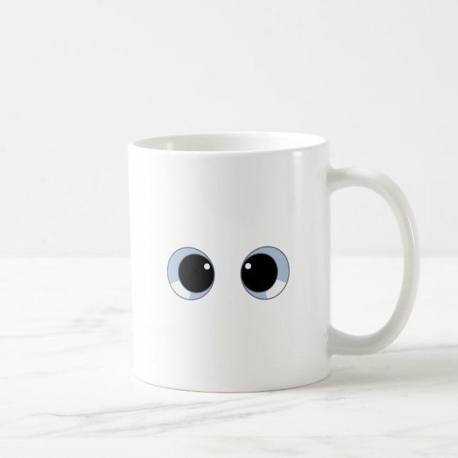Caneca De Café olhos patéticos (Direita)