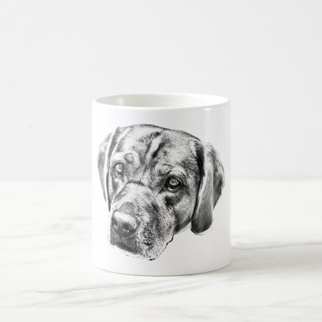 Caneca De Café Olhos Quentes no Brilho da Colheita (Centro)