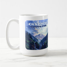 Olimpiadas National Park Washington Mounts Vintage