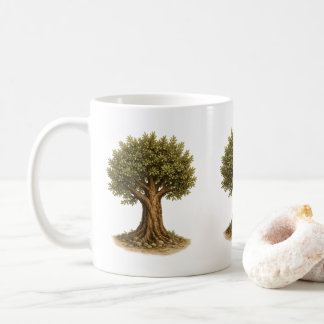 Caneca de Café Olive Branch | Estilo Rústico Medit