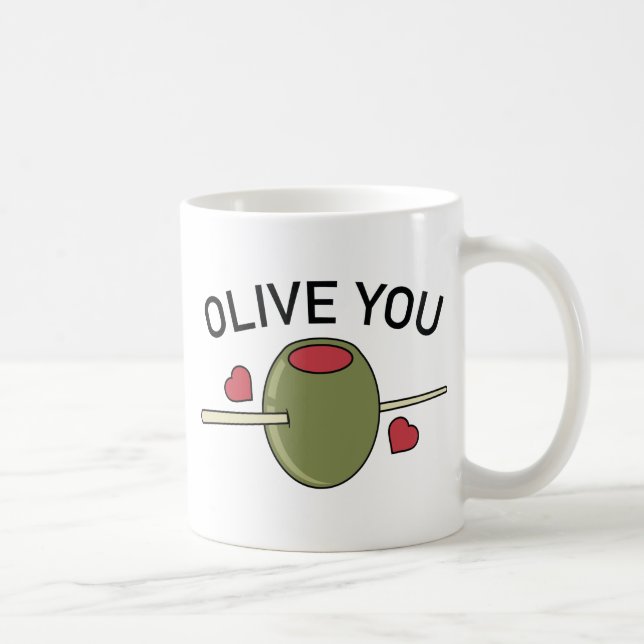 Caneca De Café Olive You (Direita)